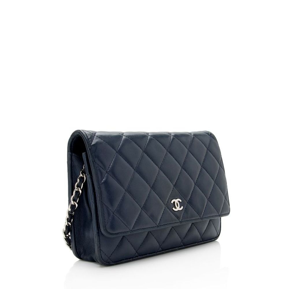 Chanel Lambskin Classic Wallet on Chain Bag - Picture 2 of 15